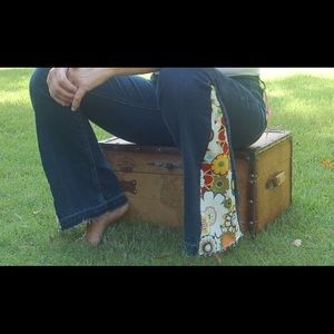 Hippie jeans Bell bottom jeans flare boho